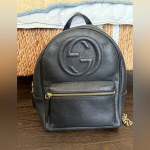 Gucci Soho Backpack with chain straps